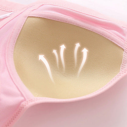 2026 Prozračni pamučni grudnjak s prednjim kopčanjem, nježan za kožu 【1+1 besplatno】