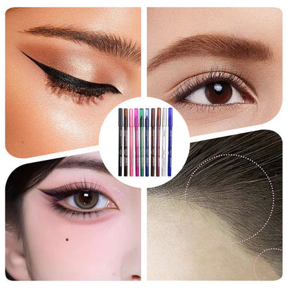 ✨Bliskavica s 50 % popustom✨Novi lepotni favorit v letu 2025?10 barvnih gel flomastrov za oči