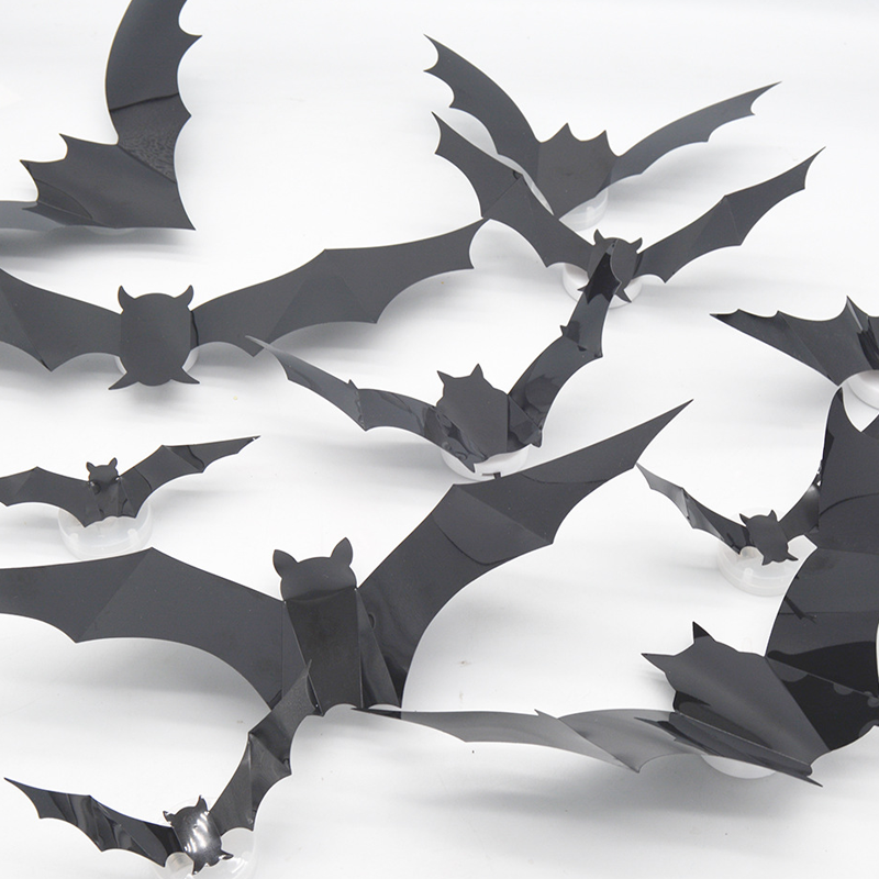 🦇Noč čarovnic 3D svetleči netopirji