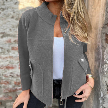 Ženska volnena jakna