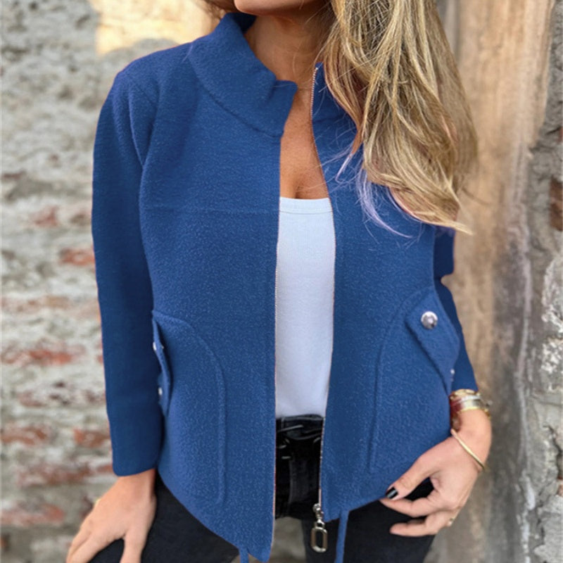 Ženska volnena jakna