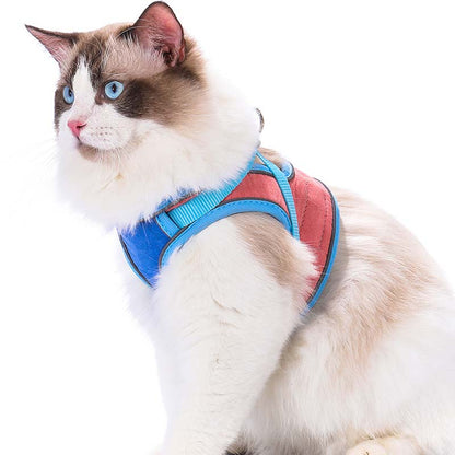 🐱Odsevni povodec za mačke s funkcijo proti pobegu✨Zaščita pred izgubo + zaščita pred trčenjem + nočna varnost! 🐾✨