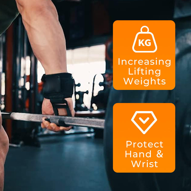 💪 Fitnes rokavice z zapestnimi kavlji Kavlji za zgibe