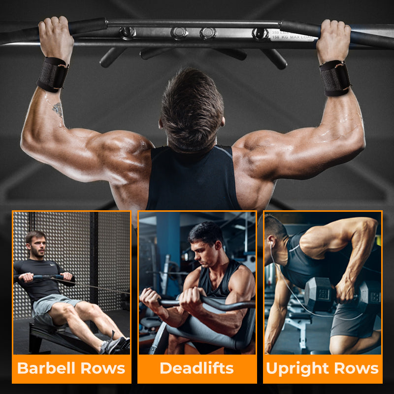 💪 Fitnes rokavice z zapestnimi kavlji Kavlji za zgibe